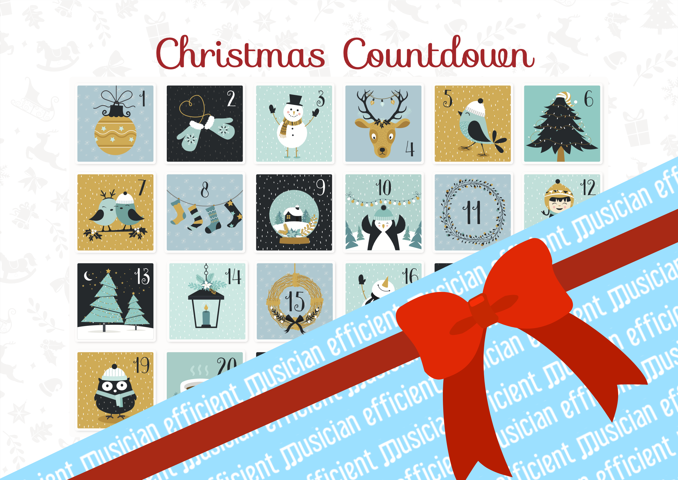 🎄 CHRISTMAS COUNTDOWN - Practice Advent Calendar